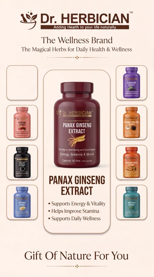 Panax Ginseng / Sea Moss / Curcumin & Black Pepper