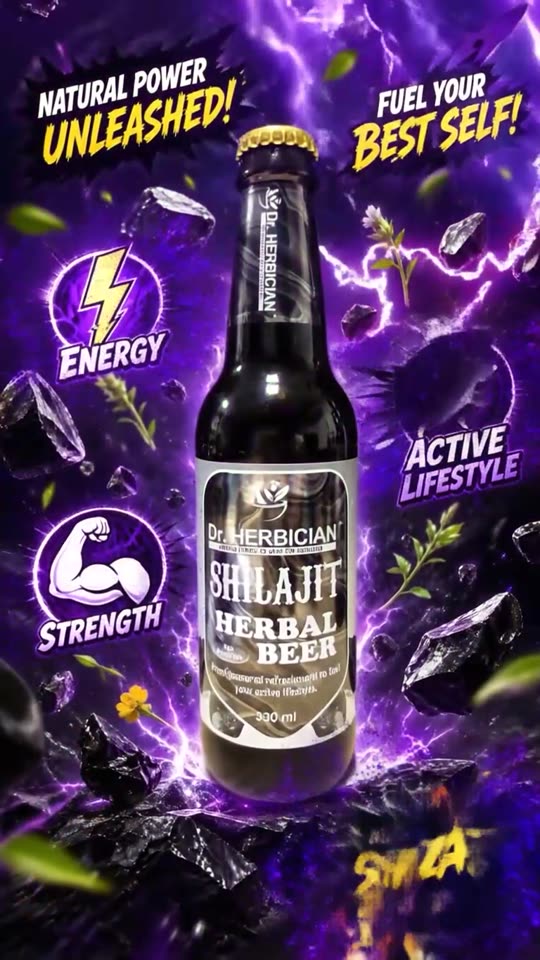 Herbal Beer - Shilajit & Sea Moss (zero alcohol)