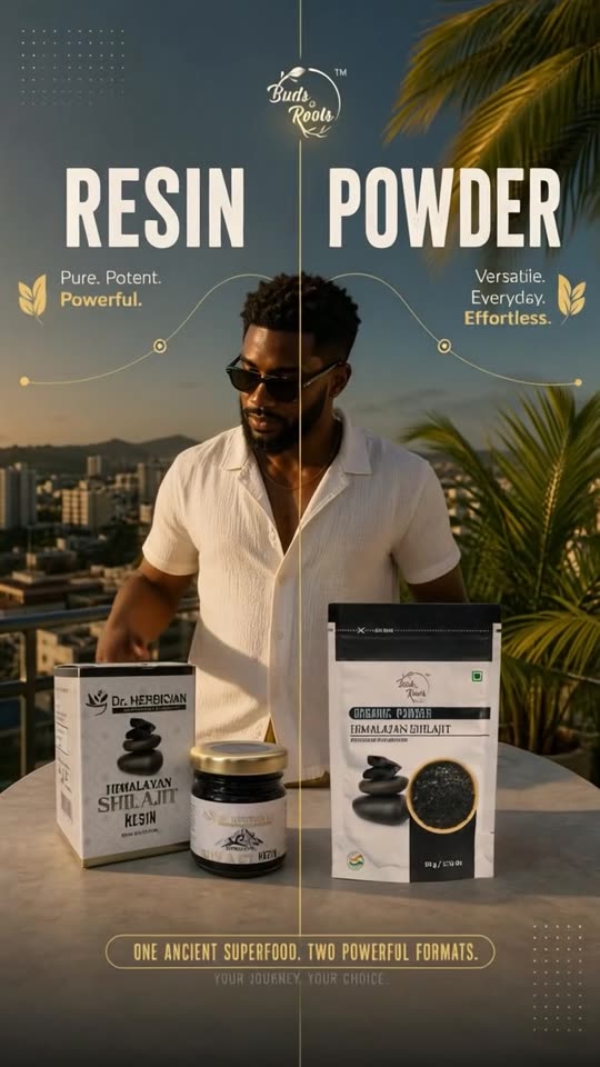 Himalayan Shilajit - resin vs powder